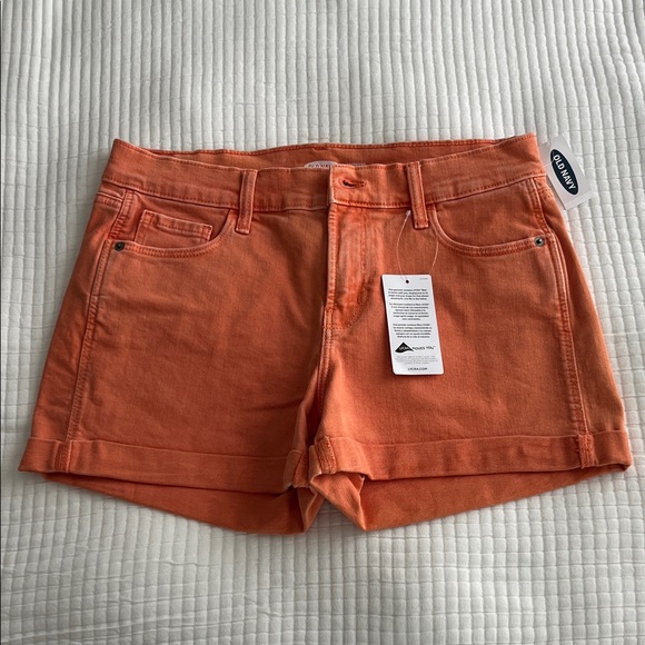Old Navy Pants - *Old Navy Orange Jean Shorts